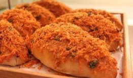 肉松大爆料面包怎么做视频,面包制作视频攻略